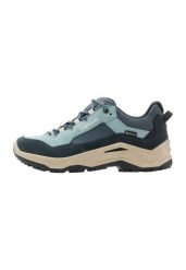 Buty trekkingowe Lowa Wodne Niebieskie Szare. Niebieskie trekkingi Lowa, z materiału, trekkingowe. Za 824.90 zł.