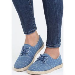 Jasnoniebieskie Espadryle Heat. Białe espadryle Born2be, bez wzorów, bez zapięcia. Za 29.99 zł.