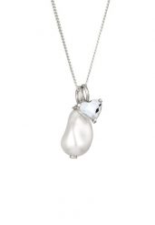 Elli Naszyjnik z Perłami Kobiety Serce Wisiorek Łańcuch Pancerny Perła Syntetyczna Barokowa Biała 925 Sterling Silver Dzień Matki 45 cm Naszyjniki 1 c. Białe naszyjniki Elli, z kryształem, srebrne. Za 153.99 zł.