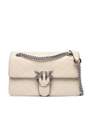 PINKO Torebka Love One Light Mini Al 25-26 PLTT 106173 A2JC Écru. Torebki klasyczne Pinko, bez wzorów, ze skóry, bez dodatków. Za 1,779.00 zł.