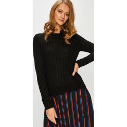 Jacqueline de Yong - Sweter. Czarne swetry Jacqueline de Yong, s, bez wzorów, z dzianiny, bez ramiączek. W wyprzedaży za 59.90 zł.