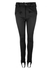 Peak Mountain Softshellowe spodnie narciarskie "Afuzzono" w kolorze czarnym rozmiar: L. Czarne spodnie dresowe Peak Mountain, l, bez wzorów, z tkaniny, narciarskie. Za 157.35 zł.