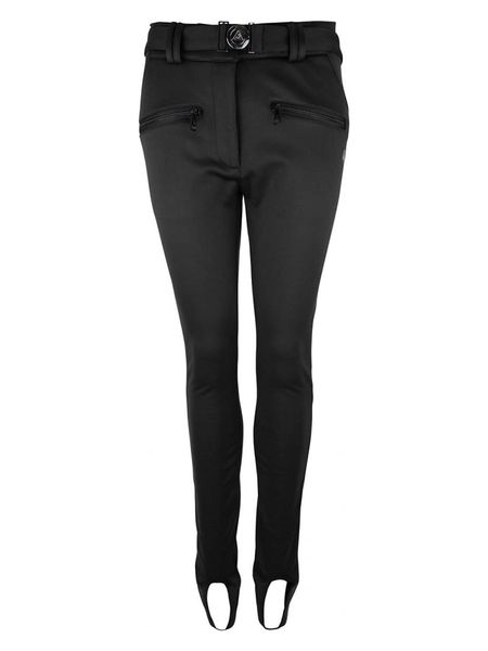 Peak Mountain Softshellowe spodnie narciarskie "Afuzzono" w kolorze czarnym rozmiar: M. Czarne spodnie dresowe Peak Mountain, m, bez wzorów, z tkaniny, narciarskie. Za 277.79 zł.