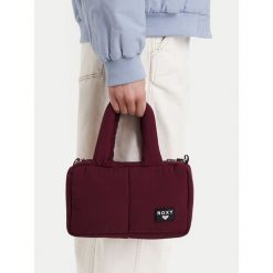 Torebka Roxy. Czerwone torebki klasyczne Roxy, bez wzorów, bez dodatków. Za 59.99 zł.