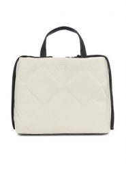 Calvin Klein Torebka Quilt Shopper_Canvas K60K611756 K60K611756 Écru. Brązowe torebki klasyczne Calvin Klein, bez wzorów, ze skóry, bez dodatków. Za 429.99 zł.