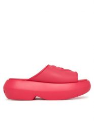 LOVE MOSCHINO Klapki JA28207I0MI40604 Różowy. Czerwone klapki Love Moschino, bez wzorów, z tworzywa sztucznego, bez obcasa. Za 499.99 zł.