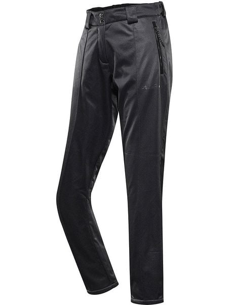 Alpine Pro Spodnie narciarskie "Ufeda" w kolorze czarnym rozmiar: L. Czarne spodnie dresowe Alpine Pro, l, bez wzorów, narciarskie. Za 239.29 zł.