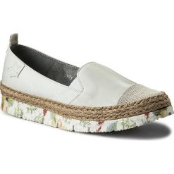 Espadryle MACIEJKA - 03578-11/00-5 Biały Przecierka. Białe espadryle Maciejka, bez wzorów, z materiału, bez obcasa, na płaskiej podeszwie, bez zapięcia. W wyprzedaży za 189.00 zł.