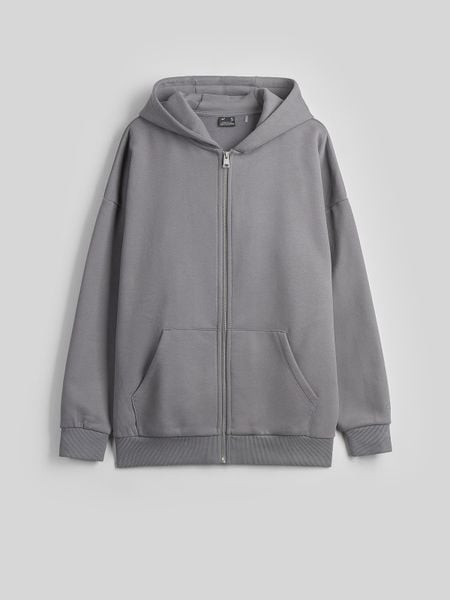 4F Bluza dresowa regular z kapturem damska - szara XXL. Szare bluzy 4f, xxl, bez wzorów, z dresówki, z kapturem. W wyprzedaży za 99.99 zł.