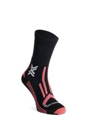 Skarpety do biegania damskie X-Socks Trailrun Perform Crew. Czarne skarpety X Socks, bez wzorów, z materiału. Za 84.00 zł.