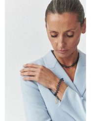 TATUUM Bransoletka z elementami ozdobnymi rozmiar: onesize. Niebieskie bransoletki Tatuum, z kryształem, metalowe. Za 61.46 zł.