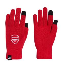Rękawice Arsenal. Białe rękawiczki Adidas, bez wzorów, sportowe. Za 119.00 zł.