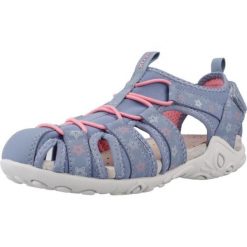 Sandały GEOX S.WHINBERRY G. B Niebieski. Niebieskie sandały Geox, bez wzorów, z syntetyku, bez obcasa, bez zapięcia. Za 218.99 zł.
