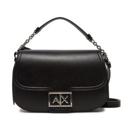 Torebka Armani Exchange. Czarne torebki klasyczne Armani Exchange, bez wzorów, bez dodatków. Za 459.99 zł.