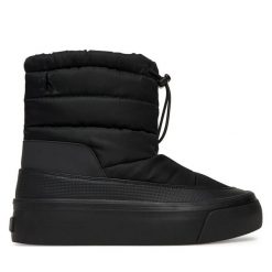 Śniegowce Calvin Klein. Czarne trapery i śniegowce Calvin Klein, z nylonu. Za 389.99 zł.
