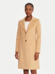 Rinascimento Płaszcz przejściowy CFC0126117003 Beżowy Regular Fit. Brązowe płaszcze Rinascimento, xl, bez wzorów, z syntetyku, bez kaptura. Za 689.99 zł.