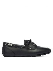 KARL LAGERFELD Baleriny KL40825 Czarny. Czarne baleriny KARL LAGERFELD, bez wzorów, ze skóry, bez obcasa. Za 879.99 zł.