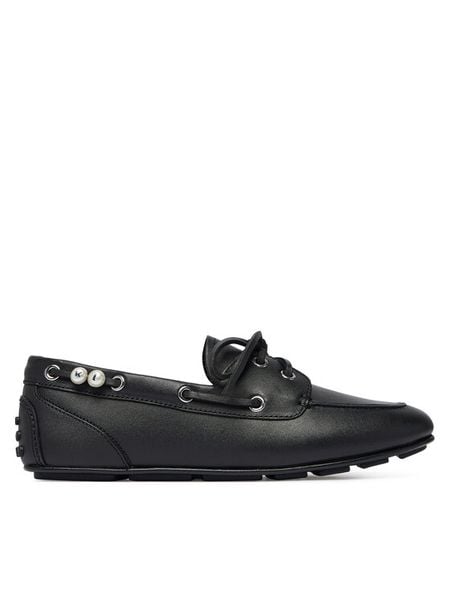 KARL LAGERFELD Baleriny KL40825 Czarny. Czarne baleriny KARL LAGERFELD, bez wzorów, ze skóry, bez obcasa. Za 879.99 zł.