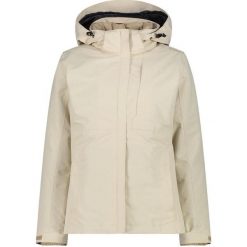 Kurtka damska turystyczna CMP. Białe kurtki sportowe CMP, s, bez wzorów, z softshellu, bez kaptura, trekkingowe. Za 649.00 zł.