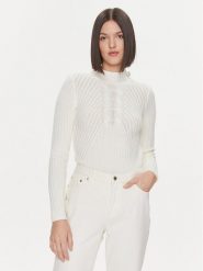 Liu Jo Sweter MF3223 MA95M Écru Slim Fit. Swetry Liu Jo, l, bez wzorów, z syntetyku, bez ramiączek. Za 399.99 zł.