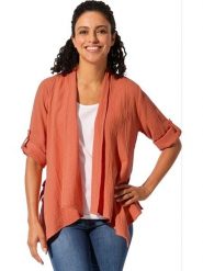 WITT WEIDEN Kardigan w kolorze pomarańczowym rozmiar: 40. Pomarańczowe kardigany WITT WEIDEN, bez wzorów, z bawełny. Za 56.99 zł.