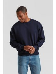Bluza Sudadera Fruit Of The Loom Supercotton Adulto niebieska. Niebieskie bluzy FRUIT OF THE LOOM, m, bez wzorów, z bawełny, z kapturem. Za 181.99 zł.