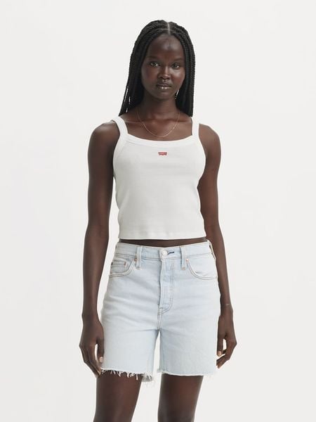 Levi's Top w kolorze białym rozmiar: L. Białe topy Levi's®, l, bez wzorów, bez kołnierzyka, bez ramiączek. Za 57.47 zł.