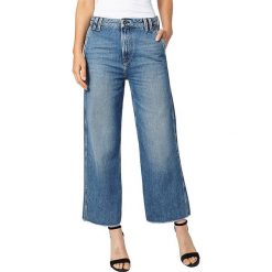 Dżinsy-kuloty "Patsy" w kolorze niebieskim. Niebieskie jeansy Denim Special, z aplikacjami, z podwyższonym stanem. W wyprzedaży za 169.95 zł.