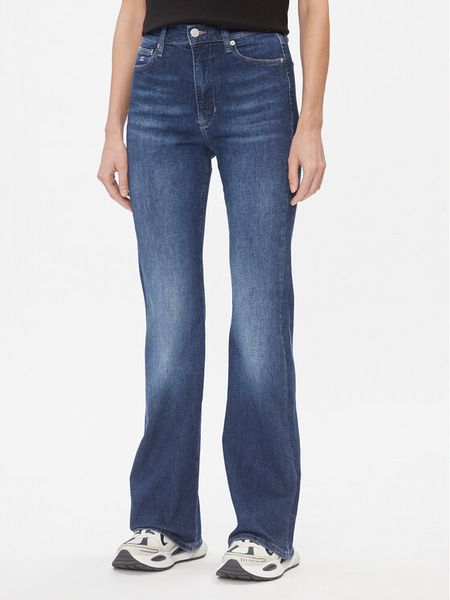 Tommy Jeans Jeansy Sylvia DW0DW17156 Niebieski Flare Fit. Niebieskie jeansy Tommy Jeans, bez wzorów. Za 279.99 zł.