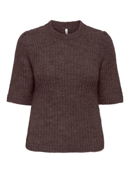 ONLY Sweter w kolorze brązowym rozmiar: M. Brązowe swetry Only, m, bez wzorów, ze splotem, bez ramiączek. Za 83.62 zł.
