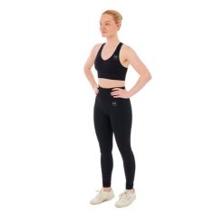 Damski zestaw sportowy Xtreme - legginsy sportowe + top sportowy - Czarny. Czarne legginsy sportowe XTREME SOCKSWEAR, m, bez wzorów, z materiału, z podwyższonym stanem, na fitness i siłownię. Za 190.74 zł.