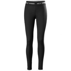 Legginsy damskie Helly Hansen Lifa. Czarne legginsy Helly Hansen, l, bez wzorów, z materiału. Za 280.00 zł.