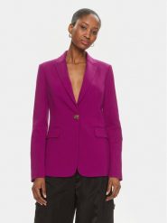 Pinko Marynarka Signum 100254 A15O Fioletowy Regular Fit. Fioletowe marynarki i żakiety Pinko, bez wzorów, z wiskozy. Za 539.99 zł.