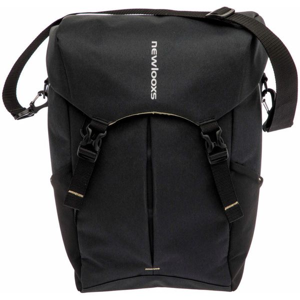 Pojedyncza Torba Rowerowa Sportowa Pojedyncza 20L Czarna. Czarne torby na ramię NEW LOOXS, bez wzorów, sportowe, na ramię, bez dodatków. Za 347.00 zł.