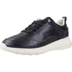 Kapcie GEOX D ALLENIEE Niebieski. Niebieskie obuwie domowe Geox, bez wzorów, ze skóry, bez zapięcia. Za 289.99 zł.