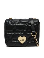 LOVE MOSCHINO Torebka JC4127PP1LLJ0000 Czarny. Czarne kopertówki Love Moschino, bez wzorów, ze skóry, bez dodatków. Za 599.99 zł.