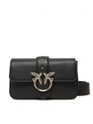 PINKO Torebka Love One Mini Slouchy Fl PE 25 PLTT 104340 A0QO Czarny. Czarne torebki klasyczne Pinko, bez wzorów, ze skóry, bez dodatków. Za 1,329.00 zł.