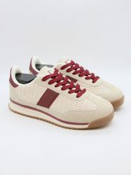 Bellucci Sneakersy w kolorze beżowo-czerwonym rozmiar: 39. Brązowe trampki Bellucci, bez wzorów, bez zapięcia. Za 117.99 zł.