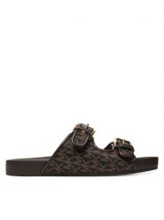 MICHAEL Michael Kors Klapki Byers 40T5BYFS1D Brązowy. Brązowe klapki MICHAEL Michael Kors, bez wzorów, z materiału, bez obcasa. Za 669.99 zł.