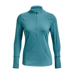 Bluza do biegania damska Under Armour Qualifier Run 2.0 Half Zip. Niebieskie bluzy Under Armour, s, bez wzorów, bez kaptura. Za 273.30 zł.