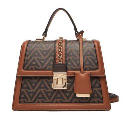 Torebka Aldo. Brązowe torebki klasyczne Aldo, bez wzorów, bez dodatków. Za 269.99 zł.