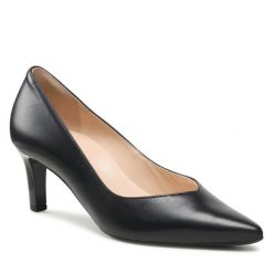 Szpilki HÖGL. Niebieskie szpilki Högl, bez wzorów, bez obcasa, na szpilce, bez zapięcia. Za 539.99 zł.