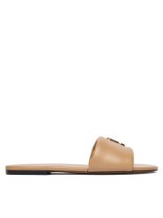 Marc Jacobs Klapki 2P5FSA001F12 Brązowy. Brązowe klapki Marc Jacobs, bez wzorów, ze skóry, bez obcasa. Za 999.99 zł.