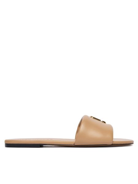 Marc Jacobs Klapki 2P5FSA001F12 Brązowy. Brązowe klapki Marc Jacobs, bez wzorów, ze skóry, bez obcasa. Za 799.99 zł.