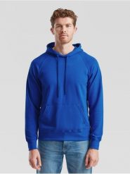 Lekka bluza z kapturem Fruit Of The Loom w kolorze niebieskim. Niebieskie bluzy FRUIT OF THE LOOM, m, bez wzorów, z bawełny, z kapturem. Za 160.99 zł.