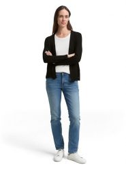 Tom Tailor Kardigan w kolorze czarnym rozmiar: L. Czarne kardigany Tom Tailor, l, bez wzorów. Za 52.67 zł.