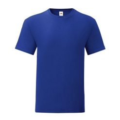 Kultowa Koszulka Unisex Dla Dorosłych. Niebieskie bluzki FRUIT OF THE LOOM, xl, bez wzorów, sportowe, bez kołnierzyka, bez ramiączek. Za 40.99 zł.