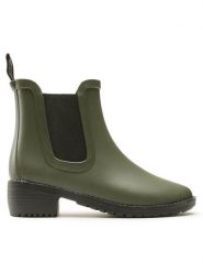 EMU Australia Sztyblety Grayson W12402 Zielony. Zielone botki EMU Australia, bez wzorów, z kauczuku, bez obcasa, na płaskiej podeszwie, bez zapięcia. Za 399.99 zł.