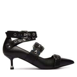 Szpilki Liu Jo. Czarne szpilki Liu Jo, bez wzorów, bez obcasa, na szpilce, bez zapięcia. Za 859.99 zł.