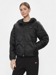 Tommy Jeans Kurtka przejściowa DW0DW17242 Czarny Regular Fit. Czarne kurtki Tommy Jeans, m, bez wzorów, z jeansu, bez kaptura. Za 449.99 zł.
